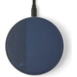 Lexon Design OSLO Energy + QI Charger Speaker - Dark Blue