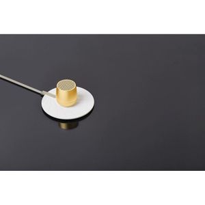 Lexon Mini-bluetooth-luidspreker, draagbaar, MINO+, handsfree microfoon en selfie-trigger, draadloos, oplaadbaar, voor pc en smartphone, lichtgeel