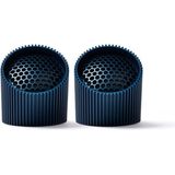 Lexon Design Ray Bluetooth TWS Magnetische Speakerset - Ocean Blue