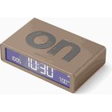 Lexon Flip Classic ON OFF omkeerbare oplaadbare Wekker - Licht Goud