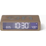 Lexon Flip Classic ON OFF omkeerbare oplaadbare Wekker - Licht Goud