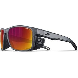 Julbo Shield zonnebril voor heren, Zwart doorschijnend/zwart, One Size