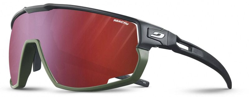 Julbo Rush Zonnebril, uniseks, voor volwassenen, zwart/leger, one size