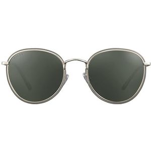 Solar Zilveren zonnebril, grijs/goud, eenheidsmaat voor dames, Grijs/Goud, One size