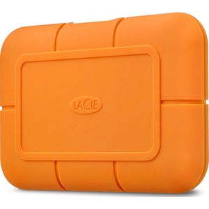 LaCie Rugged SSD, 4 TB, Externe SSD, USB-C, Schok- Regen- Drukbestendig, Voor Mac & PC, incl. USB-C zonder USB-A kabel, 1 maand Adobe CC All Apps, 5 jaar Rescue Services (STHR4000800)