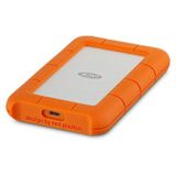 LaCie - Robuuste - Externe Harde Schijf - Zilver/Oranje - 1 TB - USB-C, Schokbestendig tot 1,2 m
