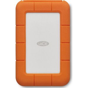 LaCie Rugged Secure, 2000 GB, 2.5 Zoll, 3.2 Gen 1 (3.1 Gen 1), Orange, Weiß
