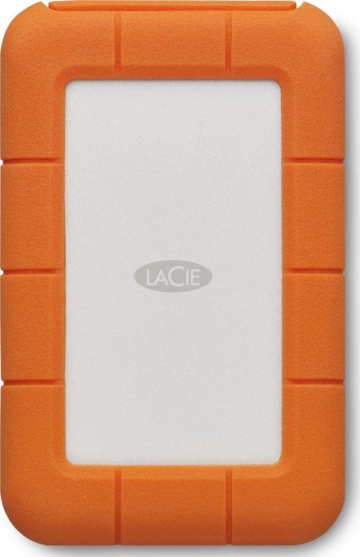 LaCie - Rugged SECURE - Harde Schijf - 2TB - USB 3.1 - Oranje, Wit