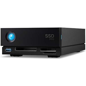 LaCie - 1big Dock SSD Pro - Externe SSD - Zwart - 2TB - Tot 2800 MB/s - Thunderbolt 3