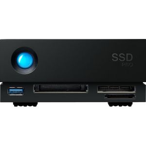 LaCie 1big Dock SSD Pro, 4 TB, Externe Harde Schijf, NVMe SSD-dockingstation, Thunderbolt 3, USB 3.1, USB 3.0, 7200 RPM, 1 maand Adobe CC All Apps, voor Mac & PC, 5 jaar Rescue Services (STHW4000800)