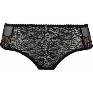 Empreinte - Swa - String - Zwart - Katoen - Elegante Details in Kant en Broderie