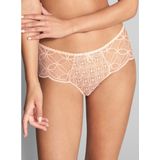 Romy - Kanten Slip - Geometrisch Patroon - Zwart - 58% Polyamide