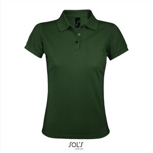 Polo Dames - Polycoton - Zwart - 65% Polyester 35% Katoen