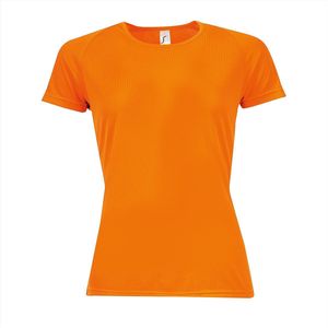 Sport T-shirt - Fluorescerend - 100% Polyester - Raglan Mouwen