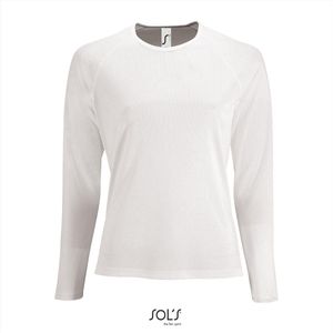 Longsleeve - Ronde Hals - Zwart - 100% Polyester - Nauwsluitende Snit