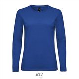 SOL'S - L02075 - Longsleeve T-Shirt - Royal Blue - 100% Katoen