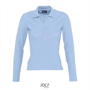 SOL'S - Long Sleeve Polo Podium L535 - Sky Blue - Poloshirt