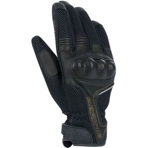 Bering - KX 2 - Motorhandschoenen - Zwart - Polyester/Geitenleer