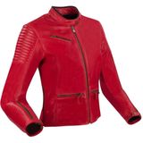 Segura - Motorjack Dames - Buffelleer - Zwart - 100% Mesh Voering