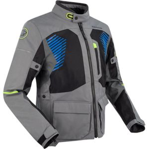 Motorjas Bering Bakundu Grijs-Zwart-Rood