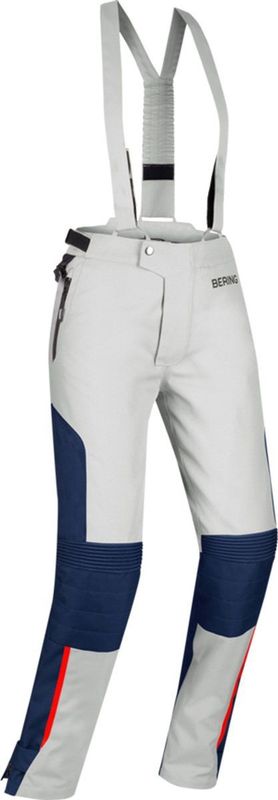Bering - Lady Siberia - Motorbroek - Grijs Blauw Rood - Fibre Tech 600D