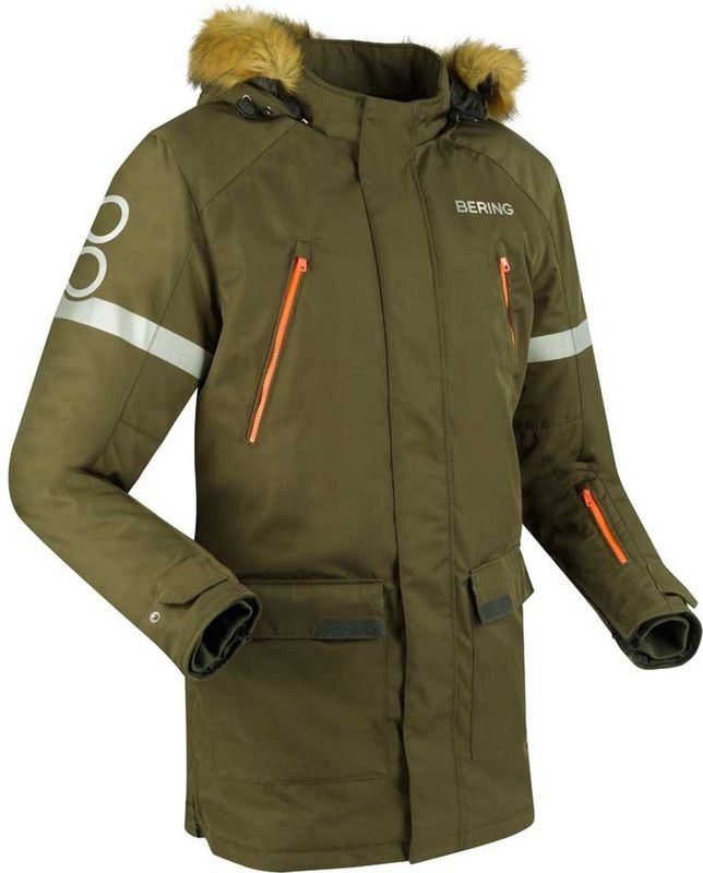 BERING - Wembley - Jack - Kaki - Hoogwaardige Materialen - Hoodie Ontwerp