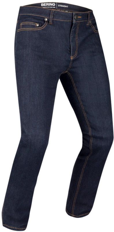 Bering - Trust Straight - Motorjeans - Blauw - Denim Cordura Hyper Stretch, CE-kniebeschermers