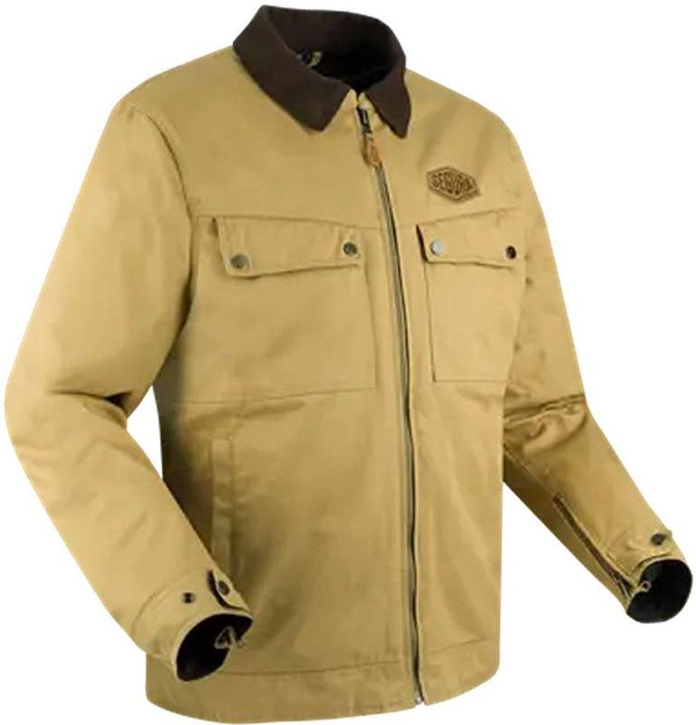 Segura - Tampico - Motorjas - Beige - Serica-Textiel, CE-Goedgekeurde Beschermers