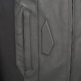 Bering - Radial - Motorjas - Zwart - Leren Materiaal, CE Elleboog- en Schouderbeschermers