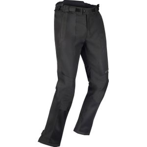 Bering - Alias - Motorbroek - Zwart - Fibratech 600D-stof - Verstelbare Kniebeschermers