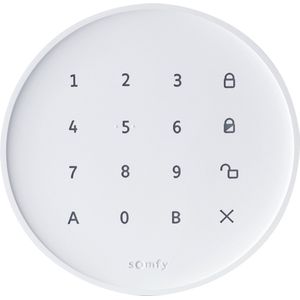 Somfy 1875257 - binnentoetsenbord voor somfy Protect alarmsysteem | zelfbeschermd | eenvoudig en helder design, wit