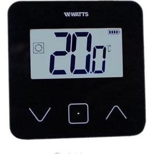 Watts Vision 2.0 Digitale Thermostaat Draadloos Zwart - BT-D03 RF