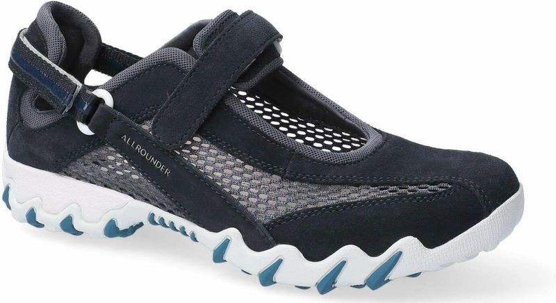 Allrounder - Niro - Bandschoen - Blauw - Leer - Rubber Zool