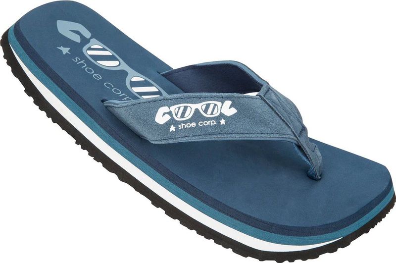 Cool Shoe Corp Original Denim - Teenslippers - Comfortabele Rocking Chair Sole in Denim Look
