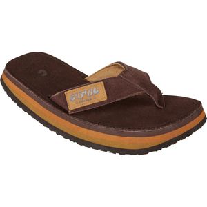 Cool Shoe Corp - 2Lux - Herenteenslippers - Chestnut - Suède en Canvas