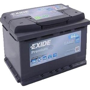 Exide Technologies EA640 Premium 12V 64Ah Zuur