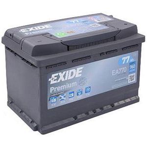 Exide - EA770 - Auto Accu - 77 Ah - Carbon Boost