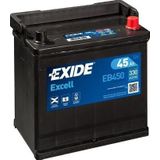 Exide - Eb450 - Accu - 12 Volt - 45 Ah - Koudstartstroom 330 A