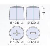 Exide - Excell EB440 - Accu - 44 Ah - Onderhoudsvrij