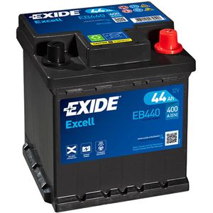 Exide - Excell EB440 - Accu - 44 Ah - Onderhoudsvrij