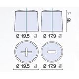 Exide - Excell EB500 - Accu - 50 Ah - Onderhoudsvrij - 3DX Rooster