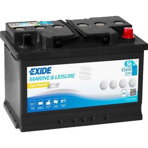 Exide ES650 Equipment Gel accu (12V, 56Ah, 650Wh)