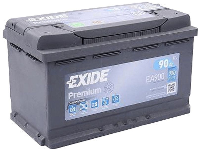 Exide - EA900 - Auto-accu - 12V - 90Ah - Koude Startstroom 720A