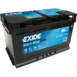 Exide Technologies EK820 - Autoaccu - 12V - 82Ah - AGM
