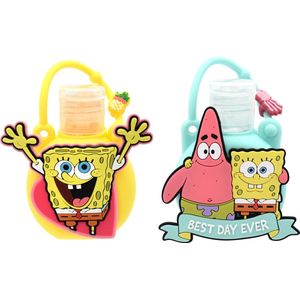 SpongeBob Handgel & Parfumgel Set 2x35ml - Ananas en Kokosnoot Smaken