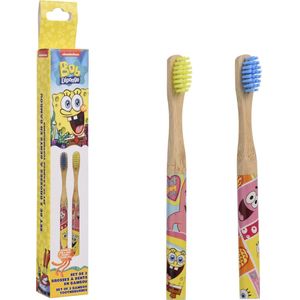 Take Care Spongebob Bamboe Tandenborstel Lot 2 stuks