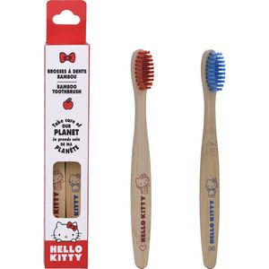 Hello Kitty Tandenborstel Set - 2 Stuks - Bamboe