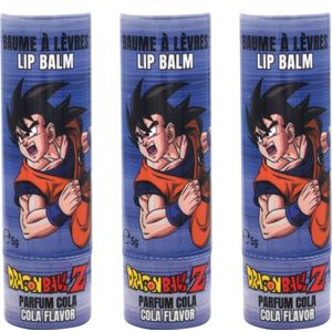 Dragon Ball Z Lippenbalsem - Set van 3 - 5 gr - Vegan