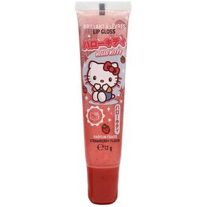 Hello Kitty Lipgloss - Aardbei & Ananas (4 Stuks)