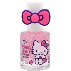 Hello Kitty Glitter Nagellak - Afwasbaar - Waterbasis - 9ml